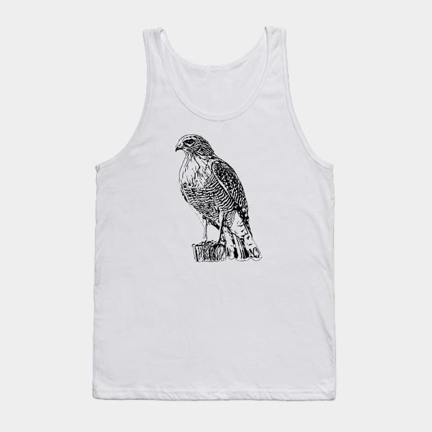 Hawk Tank Top by Nimmersatt